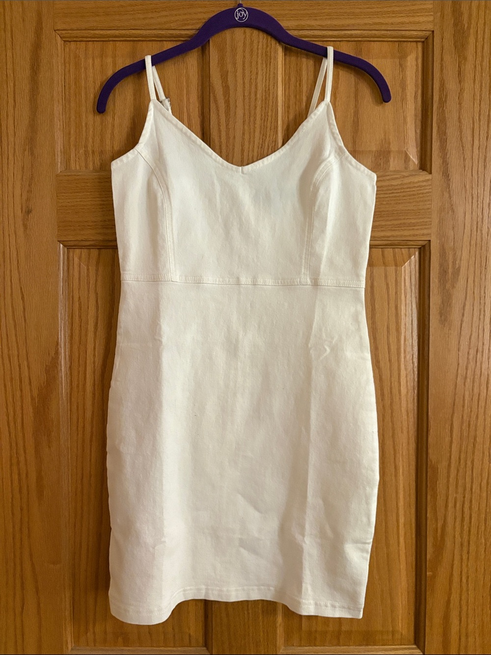 Women’s White Dress with Spaghetti Straps
